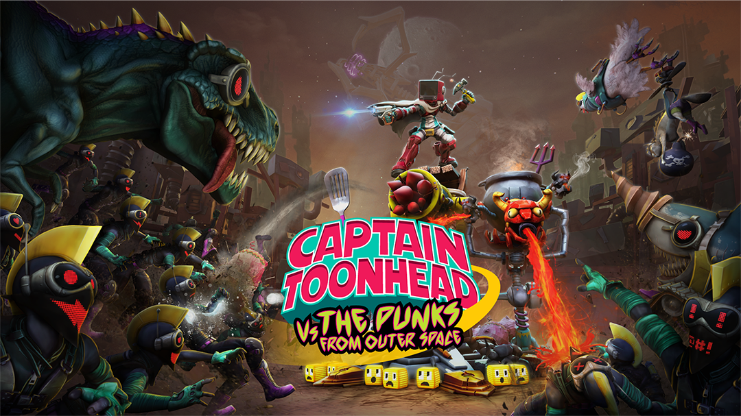 Teravision Games, Captain Toonhead vs the Punks from Outer Space , tan grande y jugando, videojuegos, Colombia
